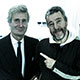 Claudio Luti (Kartell's president) & Philip Starck (designer)
